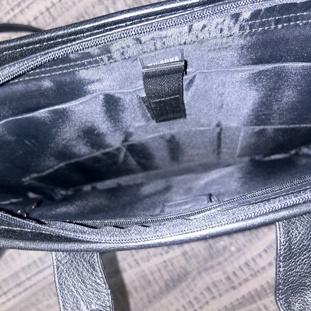 Wilson's Leather Pelle Studio Black Leather Men's Bag